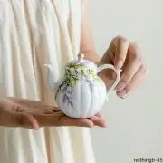 Hand-painted Wisteria Flower Teapot Antique Tracing Silver Pot Household