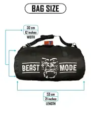 GYM BAGS / GYM DUFFLE BAG / TRAVEL BAG / TUFF BULL LARGE GYM BAGS JET BLACK