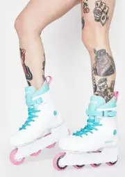 [Impala Rollerskates] White Inline Skates