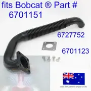 Flex Exhaust Pipe Manifold Gasket & Bolts fits Bobcat 6701151 6727752 6701123