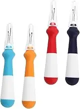 Angoily 4pcs Sewing Removers Ergonomic Thread Rippers for Removal Compact and Portable Seam Ripper Tools for DIY Sewing and Crafting