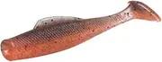 6-Pack Floating T-Tail Soft Bait Lures 6cm/1.8g Fat Worm with Big T-Tail Design Slow-Sinking Action for Bass, Mandarin Fish Soft Plastic Baits