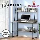Artiss Computer Desk Bookshelf Storage Home Office Study Table Grey 100CM