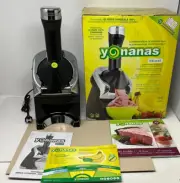 Yonanas Elite Frozen Treat Maker with Manual & Recipe Book Black