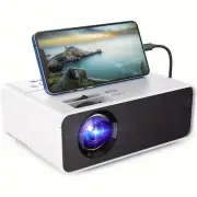 Mini Projector, Full HD 1080P, For Home Theater, Video Projector, Compatible Wit