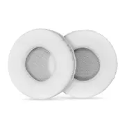 Replacement Ear Pads PU Leather Ear Cushions Replacement for Philips/RAPOO/Audio-Technica/SONY/Logitech Headphone Ear Pads 60mm White
