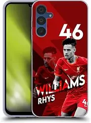 Head Case Designs Officially Licensed Liverpool Football Club Rhys Williams 2021/22 First Team Gel Case [Military Grade Protection] Compatible with Samsung Galaxy A15