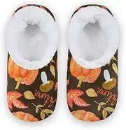 [Caihoyu] Slipper for Kids Girls Boys Coral Fleece Anti-Slip Rubber Sole Warm Home Slippers Indoor Outdoor Winter Bedroom