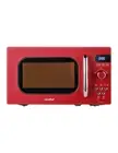 COMFEE' Retro Small Microwave Oven With Compact Size, 9 Preset Menus, Positio...