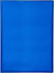 Avery Blue Soft Cover Plastic Display Book, 20 Pockets (49112)
