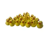Set of 25 Safari Ltd Rubber Duck Figures GOOD LUCK MINIS! #349222 1" GLMRD25