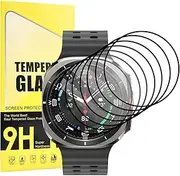 [Kimiyaki] 6 Pack for Samsung Galaxy Watch 7 Ultra 47mm Screen Protector [Anti-shatter], 3D Full Screen Coverage Protective Film for Samsung Galaxy Watch 7 Ultra, HD Transparent, Anti Scratch