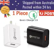 18W Qualcomm Quick Charge QC 3.0 Universal Super Fast USB Wall Charger AU Plug