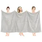 Linen Oversized Bath Sheet 40x80 Extra Large for Bathroom 100 Cotton Turkish Jum