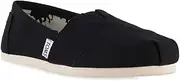 [TOMS] Women's Classic Canvas Black Slip-on Shoe - 5.5 B(M) US
