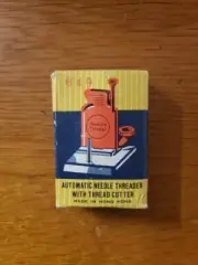 Vintage Sewing Automatic Needle Threader & Cutter Plastic Made in Hong Kong
