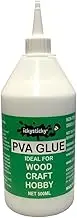 Ickysticky PVA Glue 500 ml Non-Toxic, Dries Clear - Craft Supplies, DIY Projects, Home Decor, School Supplies, Woodworking