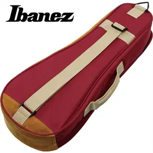 日本 Ibanez Powerpad 15mm厚 烏克麗麗袋 烏克麗麗背袋 烏克麗麗琴袋 21吋 酒紅色