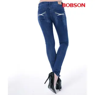 BOBSON 大彈力緊身牛仔褲(8124-53)