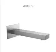Santec 2818ST75 Tub spout, Metra Collection, Satin Nickel *Ships Quick*