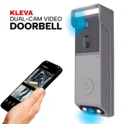 Kleva Security Wireless Video Doorbell Dual 1080p HD Camera