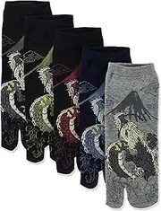 iyasi(イヤシ) Iashi 93891-995-991 Men's Tabi Japanese Pattern Sneakers