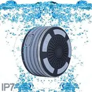 Waterproof Bluetooth 4.0 Shower Speaker - Grey