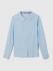 French Toast Girls School Uniform Long Sleeve Modern Peter Pan Collar Blouse, 20