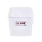 10 x 9L Plastic Storage Box Container Food Grade Fridge Freezer Organizer Tub