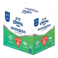 在飛比找樂天市場購物網優惠-【現貨】Kleenex 舒潔 淨99抗菌濕紙巾 15張 X 