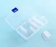 10 Grid Slot Compartment Plastic Adjustable Storage Box Jewellery Tool Container