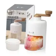 Hand-cranked Shaver Ice and Snow Cone Machine, Manual Shaved Ice Machine