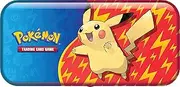 Pokemon TCG Back To School Pencil & Pen Tin w/Card Booster Packs Assorted 6y+