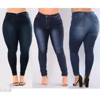 在飛比找ETMall東森購物網優惠-fat women plus size jeans for 