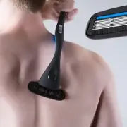Metablade Back Shaver for Men - Long Handle Back Hair and Body Shavers - Repl...
