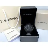 在飛比找蝦皮購物優惠-EMPORIO ARMANI 黑色錶盤 黑色陶瓷錶帶 石英 