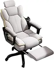 Executive Office Chair,PU Leather Office Chair,Adjustable Hight and Tilt Computer Chair,Rolling Swivel Chair with Leg Rest for Home,Office