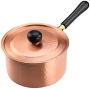 Shinko metal 200VIH corresponding antique copper IH saucepan 18cm IH-101