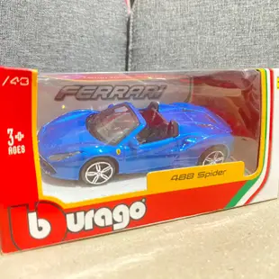 bburago Ferrari 法拉利 1:43 賽車模型 70週年模型玩具 收藏品 擺件 男孩禮物