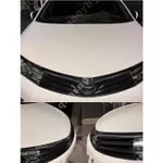 豐田ALTIS 11 11.5 12 中網貼 水箱護罩貼膜 燈膜 燈眉貼 下巴飾條 碳纖維 卡夢 貼膜 尾門貼 包膜