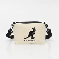 在飛比找momo購物網優惠-【KANGOL】帆布手機包 化妝包 小物包 側背包 單肩包 