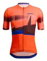 Santini Mirage Jersey - Orange Size S