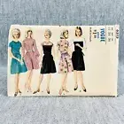 Vogue 6513 Dress w Flared Skirt Pockets Misses Size 14 Vintage Sewing Pattern