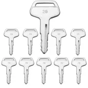 10PCS Komatsu 787 Keys for Excavator Grader Dozer Loader
