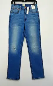 J. Crew Women's Medium Wash High Rise Vintage Straight Cut Jeans Size 27