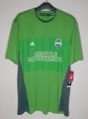 Authentic Adidas Seattle Sounders FC Jersey XL BNWT Official MLS Climalite