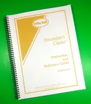 Owners Manual for Baby Lock BLDC2, 152 Pages With Clear Covers!