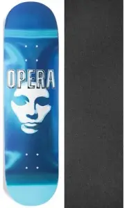 Opera Skateboards Mask Logo 8.25" Skateboard Deck + griptape
