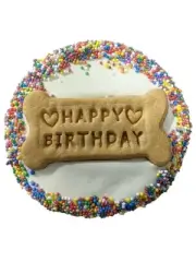Huds And Toke Happy Birthday Yoghurt Frosted Doggy Cake 1Pk - 12Cm