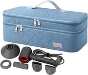 Hair Tool Travel Bag, Hair Dryer Bag, Double Layer Hair Dryer Storage Case, Hair Styling Tools Travel Bag, Blow Dryer Case For Travel, Portable Hair Tool Carrying Case For Hair Curler